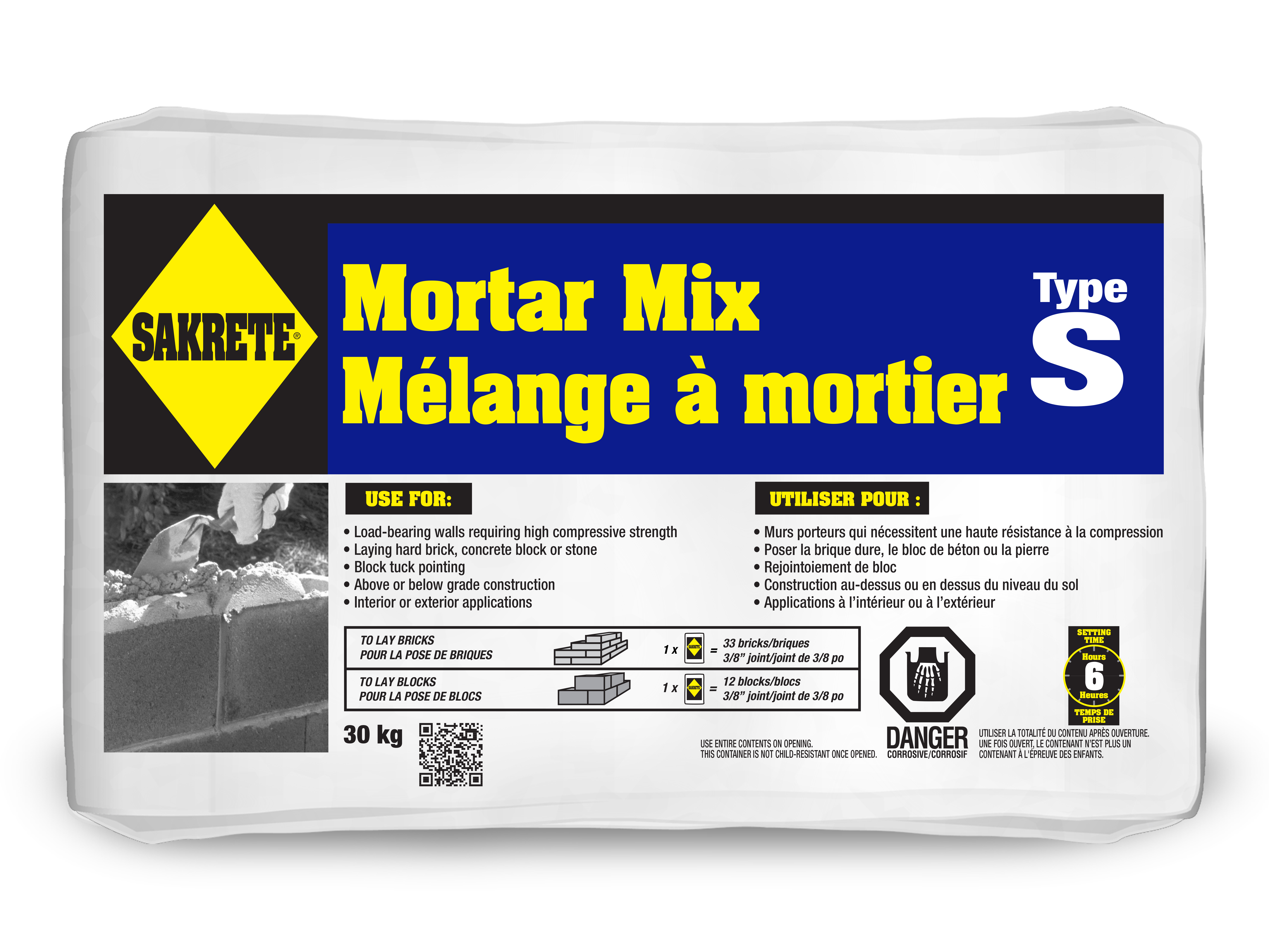 SAKRETE Mortar Mix, Type S > King Home Improvement