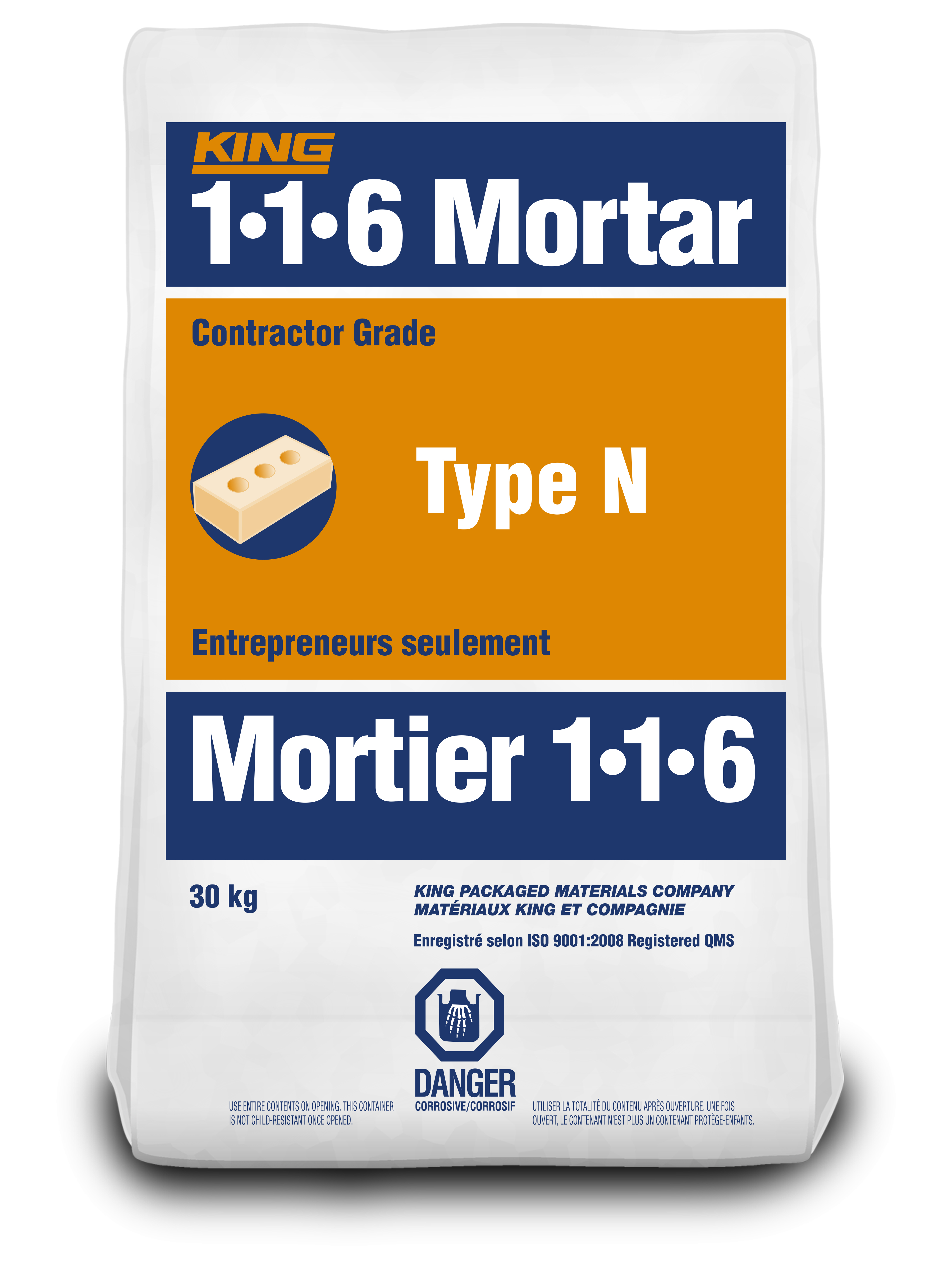 KING 116 Mortar > KING Masonry Products