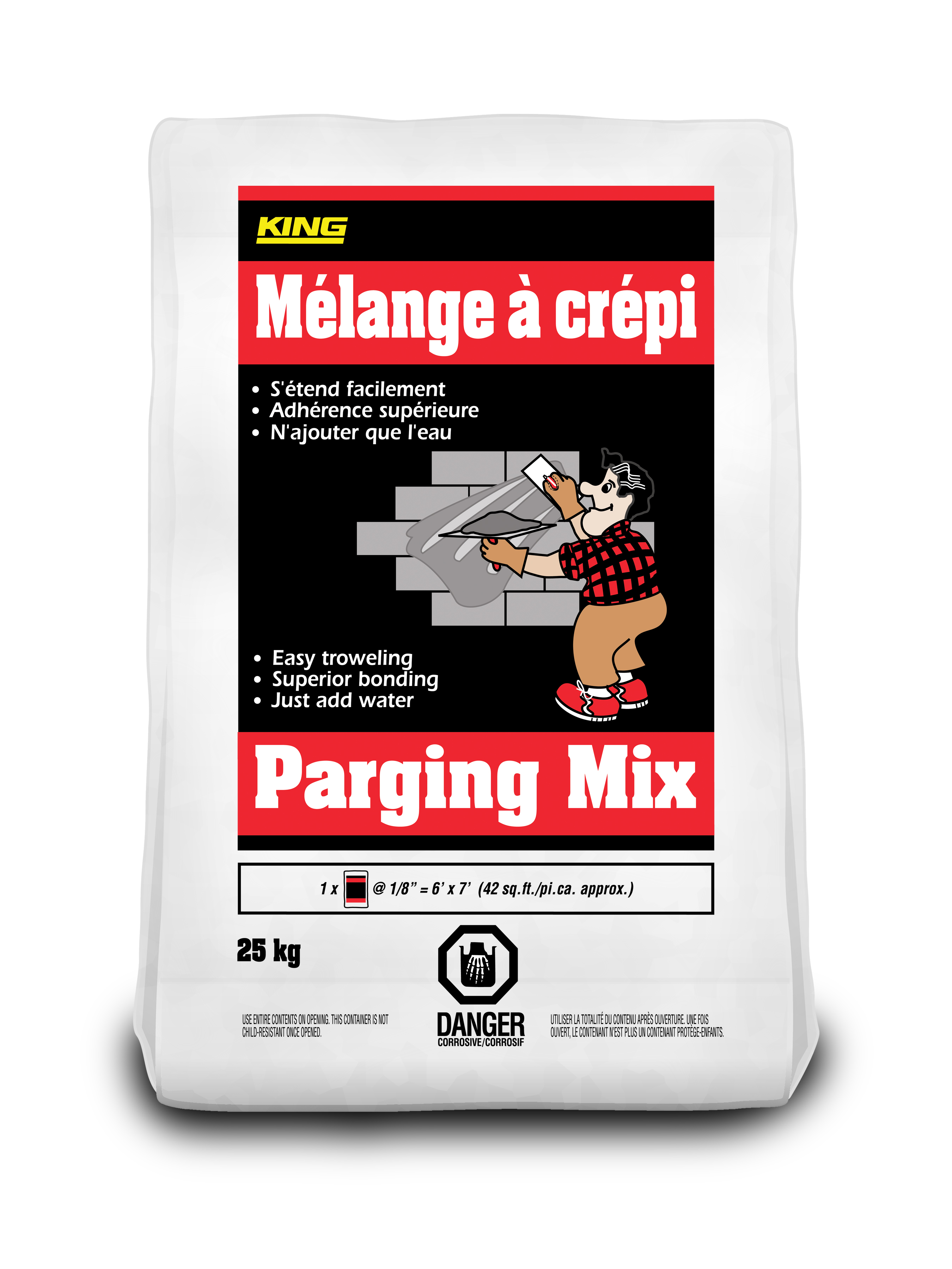 KING Parging Mix > King Home Improvement