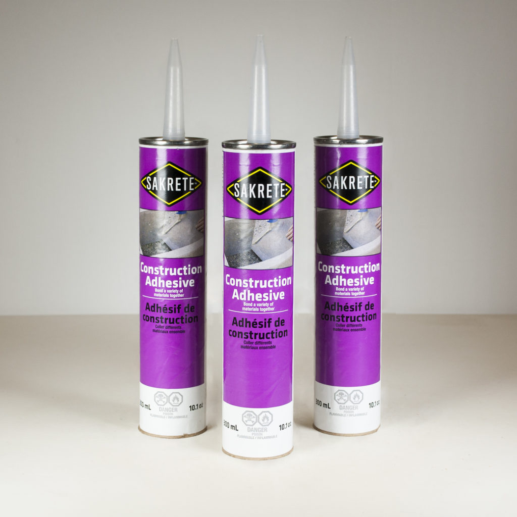 SAKRETE Construction Adhesive > KING Home Improvement Products