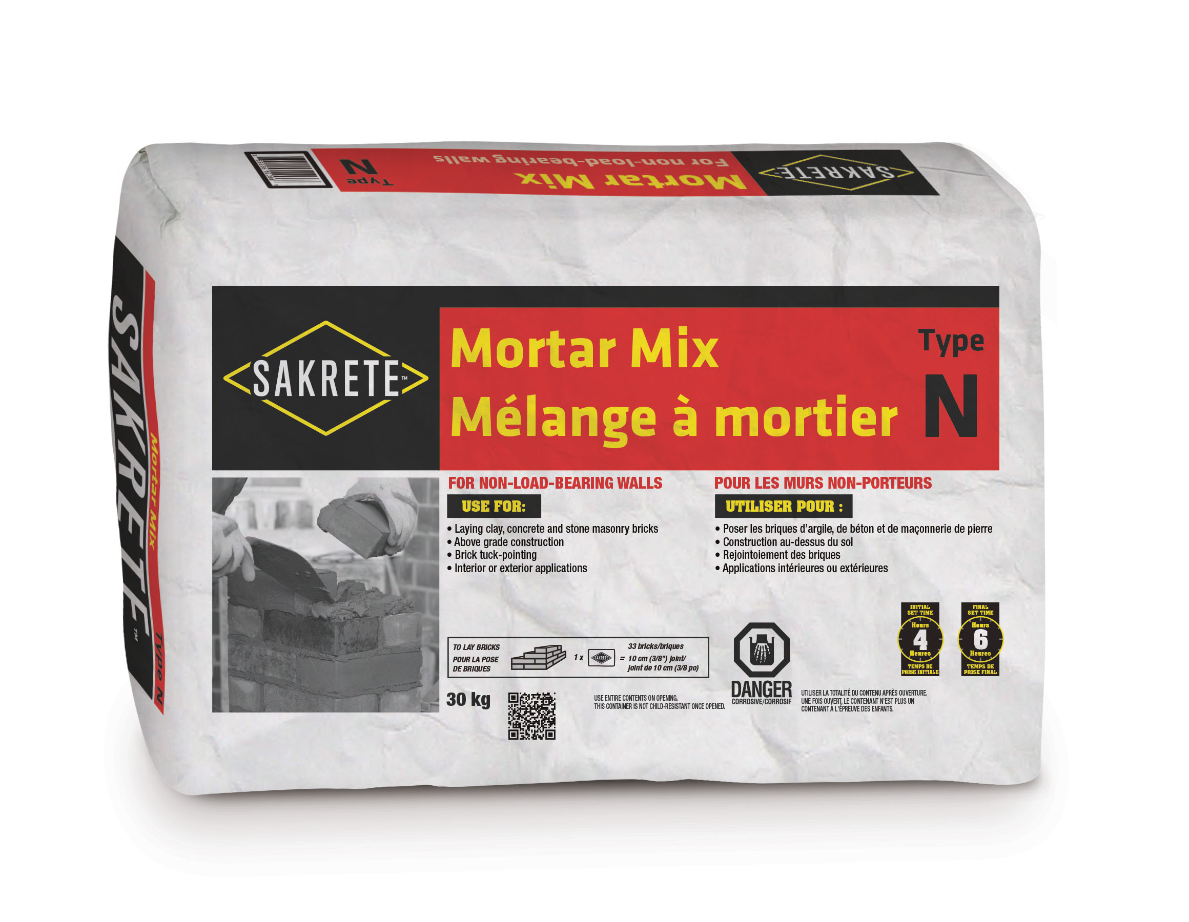 SAKRETE Mortar Mix, Type N > KING Home Improvement Products