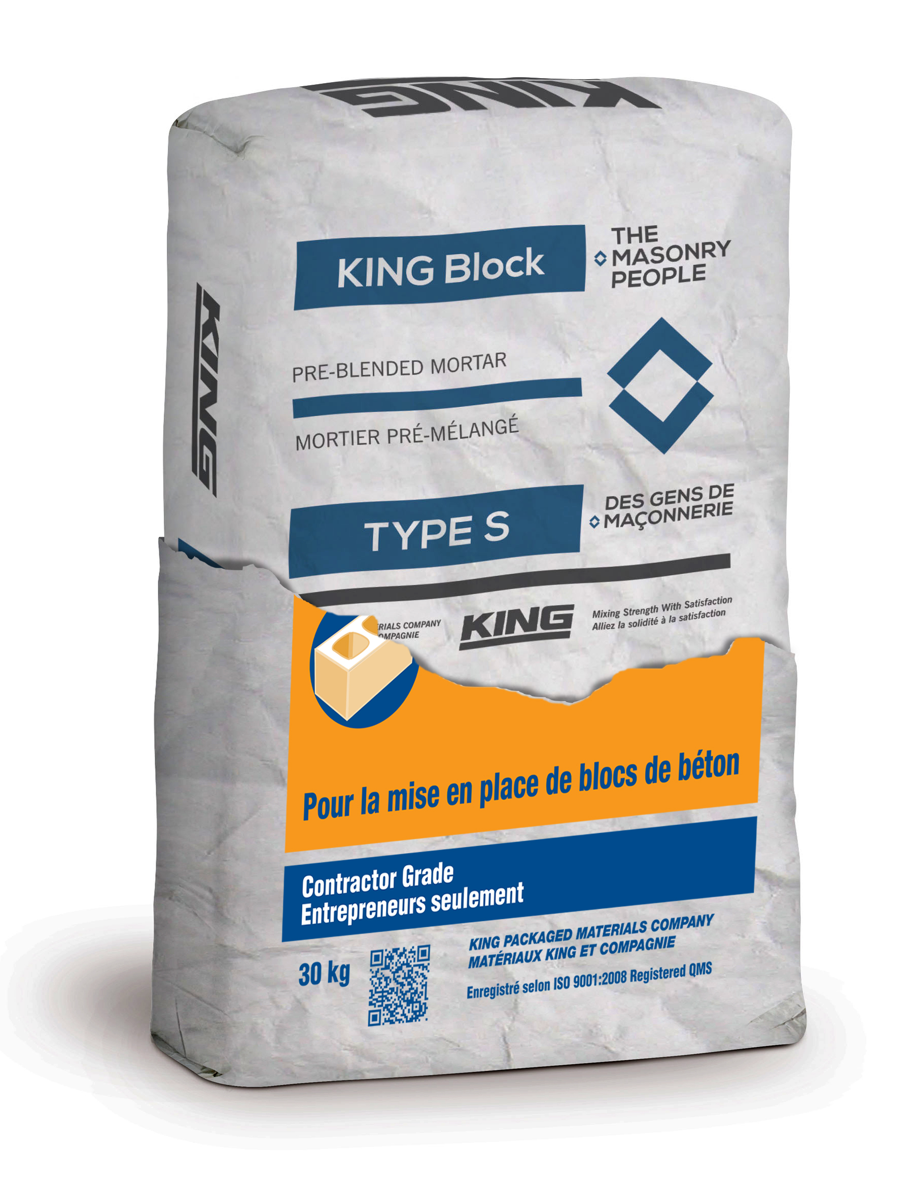 New Packaging Design for Select King Masonry Products